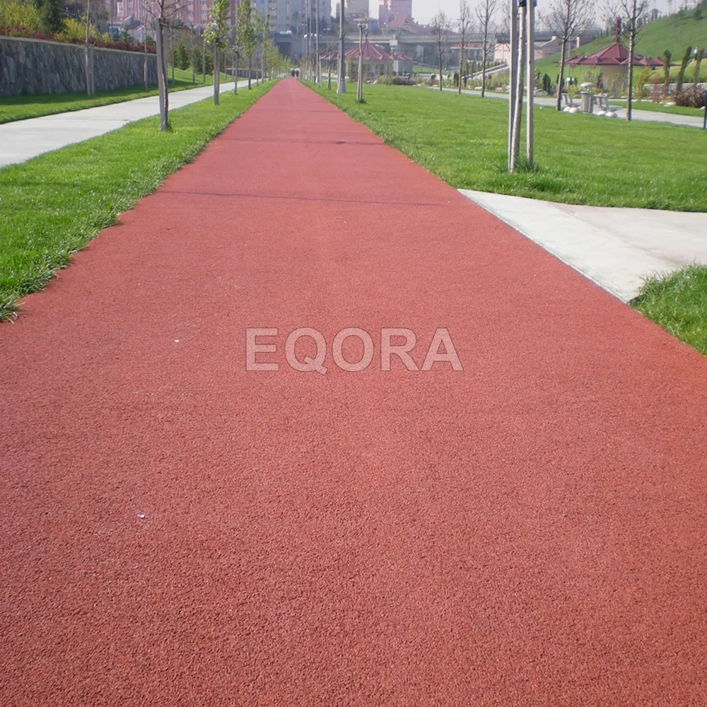 Бесшовные покрытия для дорожек из резиновой крошки в Югорске